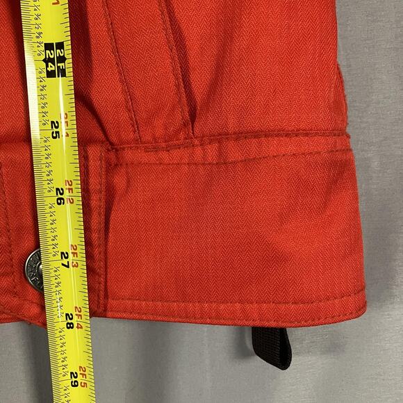 Levi's x 686 Jacket Womens Large Red Snowboard Ski Faux Fur Hood Sherpa Lined - Picture 6 of 16